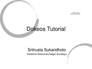 Dokeos Tutorial