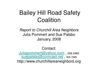 Bailey Hill Road Safety Coalition
