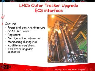 LHCb Outer Tracker Upgrade ECS interface