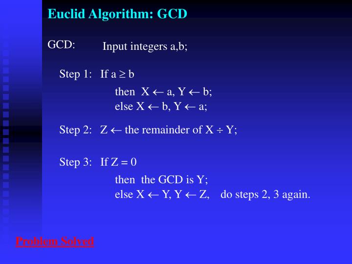 euclid algorithm gcd