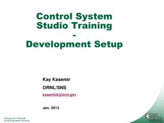 Control System Studio Training - Development Setup