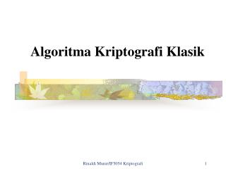 algoritma kriptografi klasik