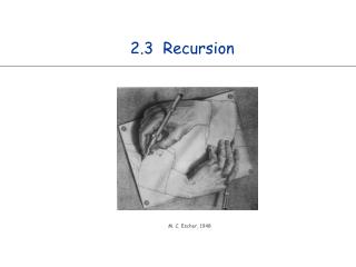 2.3 Recursion