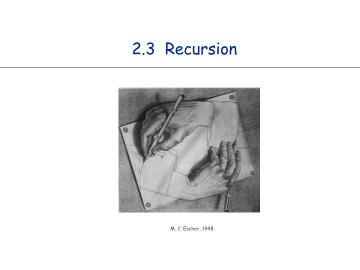 2 3 recursion