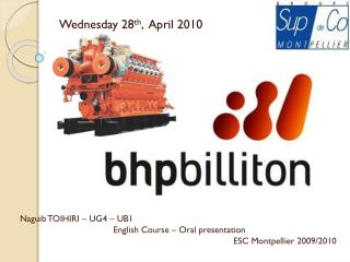 Wednesday 28 th , April 2010