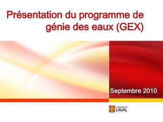 pr sentation du programme de g nie des eaux gex