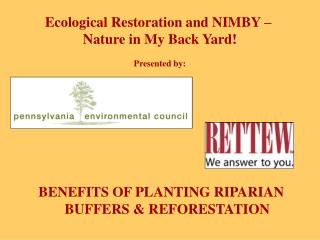 BENEFITS OF PLANTING RIPARIAN BUFFERS &amp; REFORESTATION