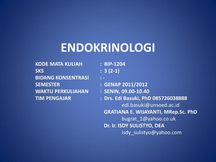 endokrinologi