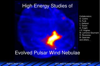 High Energy Studies of Evolved Pulsar Wind Nebulae