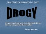 DROGY - slide 1
