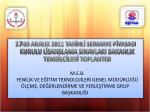 GENEL BİLGİLER - slide 1