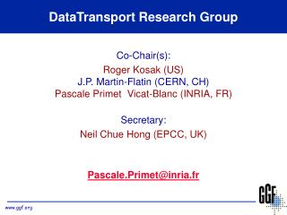 DataTransport Research Group