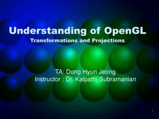Understanding of OpenGL