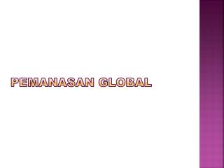 pemanasan global