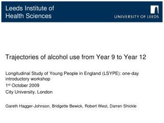 Trajectories of alcohol use from Year 9 to Year 12
