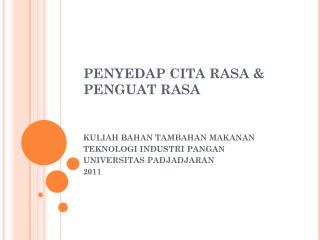 penyedap cita rasa penguat rasa