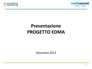 presentazione progetto edma