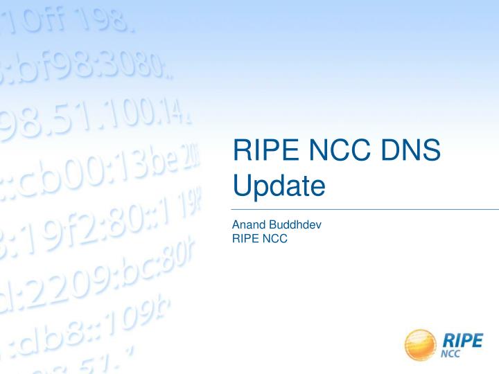 ripe ncc dns update