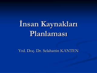 nsan kaynaklar planlamas