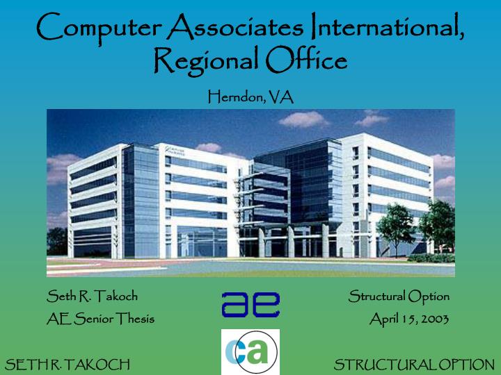 computer associates international regional office