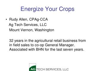 Energize Your Crops