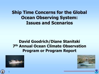 Ship Time Concerns for the Global Ocean Observing System: Issues and Scenarios
