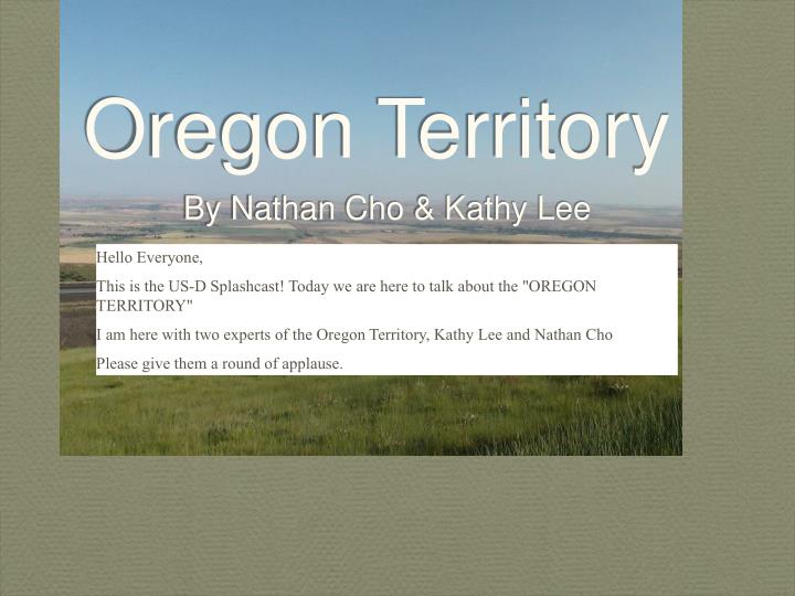 oregon territory