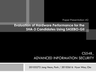 CS548_ ADVANCED INFORMATION SECURITY