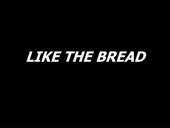 like the bread