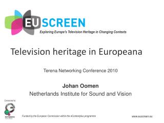 Television heritage in Europeana