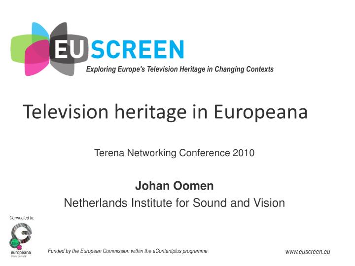 television heritage in europeana