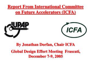 Report From International Committee on Future Accelerators (ICFA)