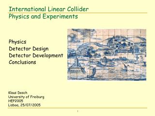 International Linear Collider Physics and Experiments