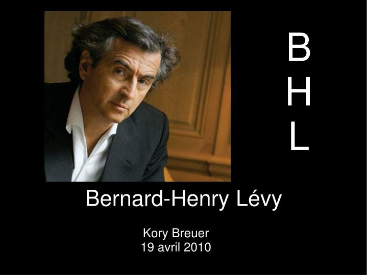 bernard henry l vy