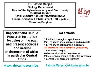 Dr. Patricia Mergen Biology Department