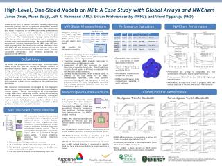 High-Level, One-Sided Models on MPI: A Case Study with Global Arrays and NWChem