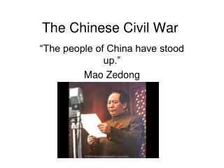 The Chinese Civil War