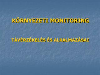 k rnyezeti monitoring