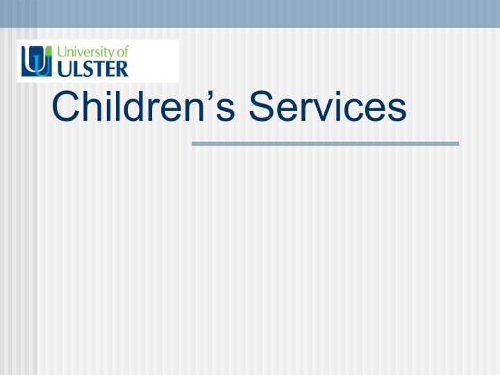 children s services