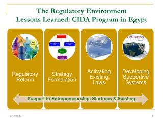 The Regulatory Environment Lessons Learned: CIDA Program in Egypt