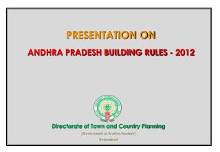 Directorate of Town and Country Planning (Government of Andhra Pradesh) Hyderabad