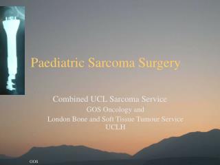 Paediatric Sarcoma Surgery