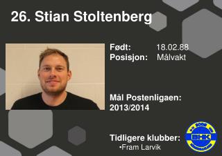26 stian stoltenberg