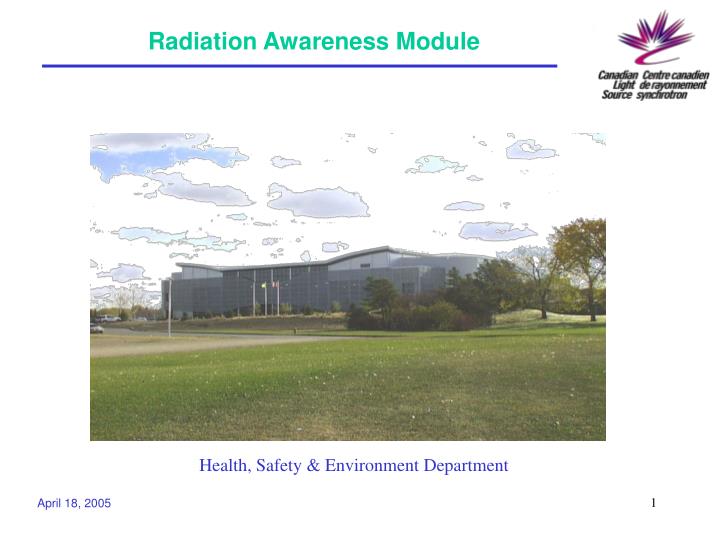 radiation awareness module