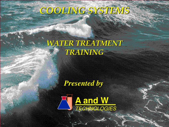 cooling systems water treatment training