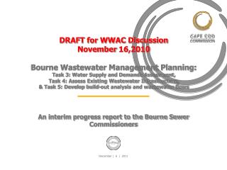 An interim progress report to the Bourne Sewer Commissioners
