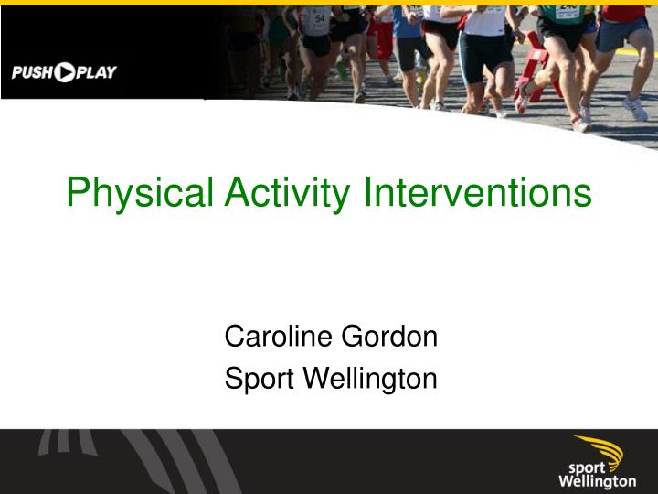 physical activity interventions