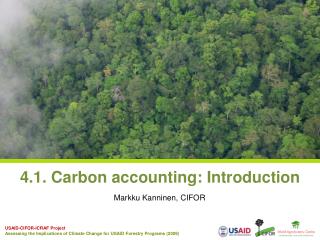 4.1. Carbon accounting: Introduction