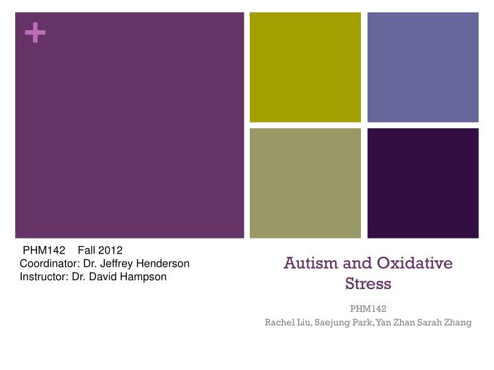 autism and oxidative stress