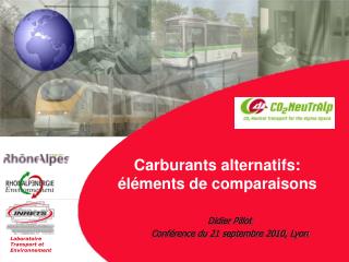 carburants alternatifs l ments de comparaisons